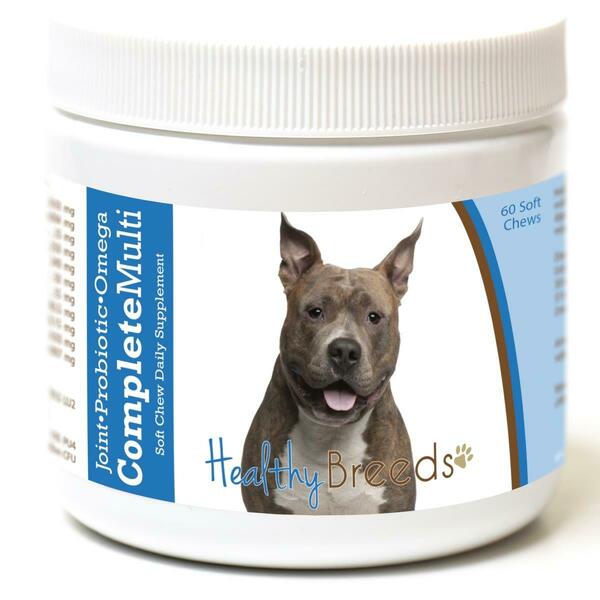Healthy Breeds American Staffordshire Terrier All in One Multivitamin Soft Chew, 60PK 192959007240